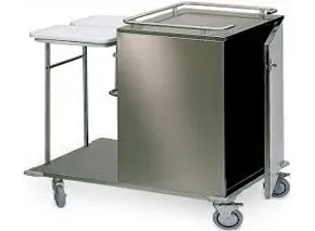 عربة نقل الأدوات غير المعقمة