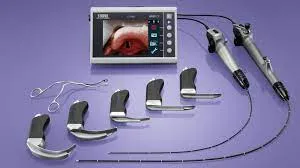 وحده منظار حنجرى مرن بالألياف الضوئية مكتملة، فيديو