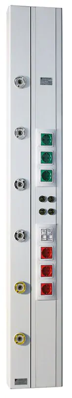 وحدة غازات فوق رأس المريض ، رأسية