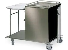 عربة نقل الأدوات غير المعقمة