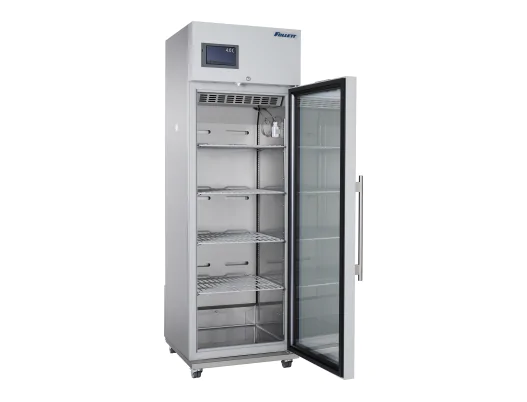 ثلاجة معمل ذات باب زجاجي، السعة 24 قدم